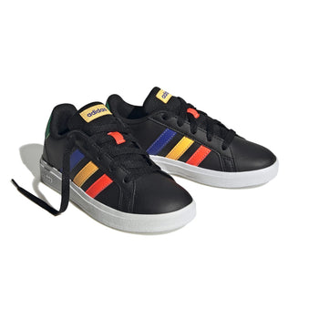 Sneakers nere da ragazzo con fantasia multicolore adidas Grand Court 2.0 K, Brand, SKU s354000166, Immagine 0